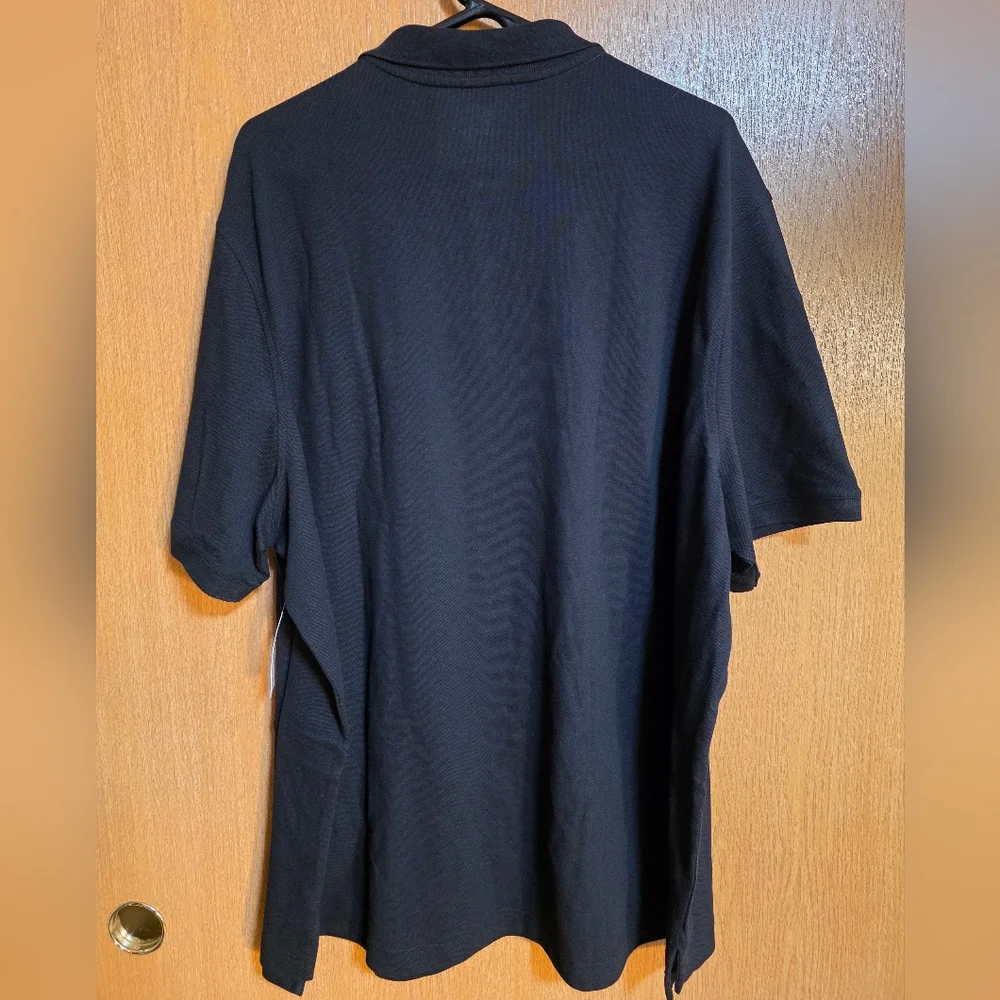 George Mens Classic Black Polo Shirt 3XL - Picture 4 of 4